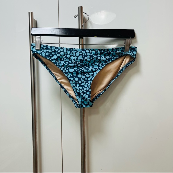NWOT MELIKA bikini bottom light blue and navy Size XSmall - Picture 5 of 6